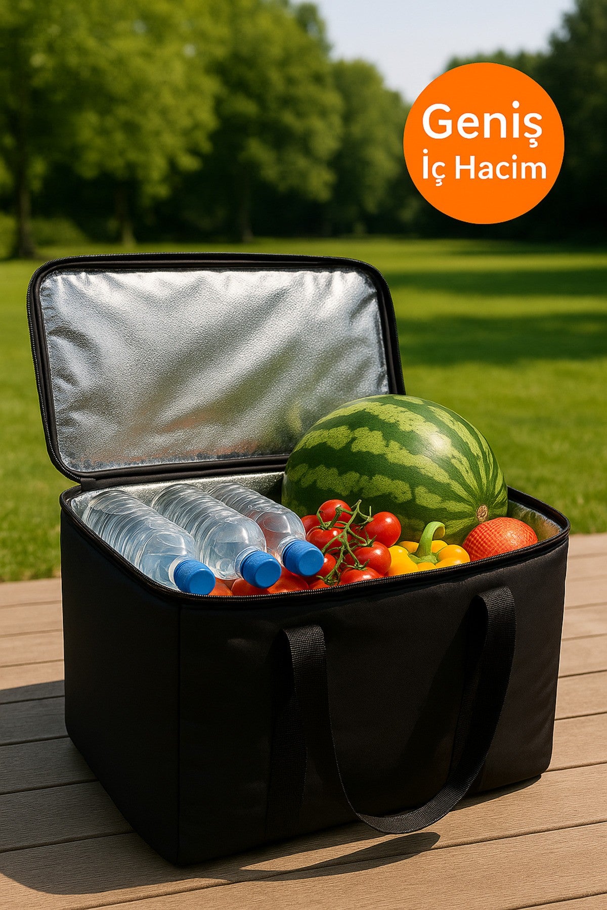 Bordo 40 Litre Termos Çanta | Yalıtımlı Plaj, Piknik, Kamp ve Günlük Kullanıma Uygun Termal Çanta