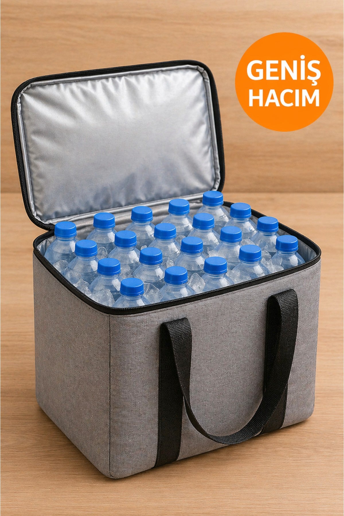 Bordo 40 Litre Termos Çanta | Yalıtımlı Plaj, Piknik, Kamp ve Günlük Kullanıma Uygun Termal Çanta