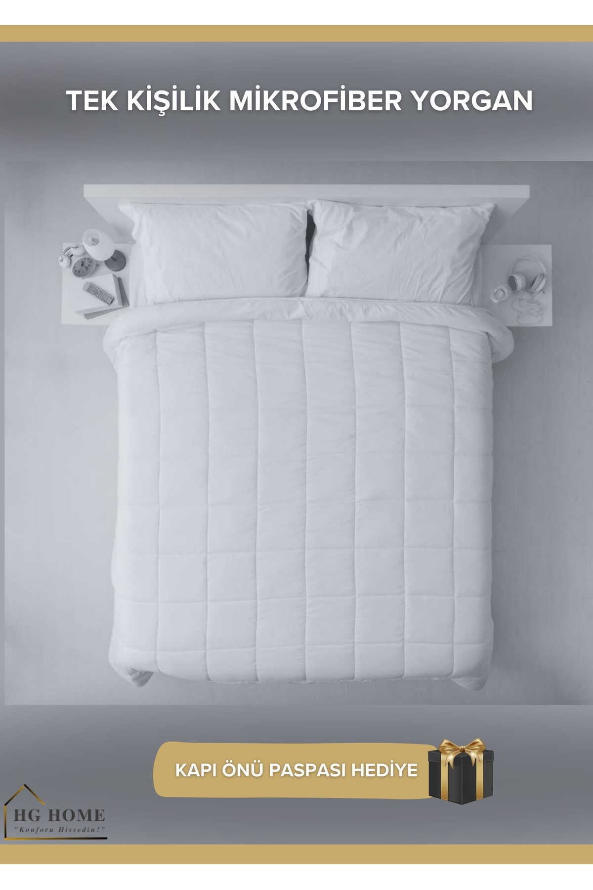 Tek Kişilik Lüx Microfiber Yorgan