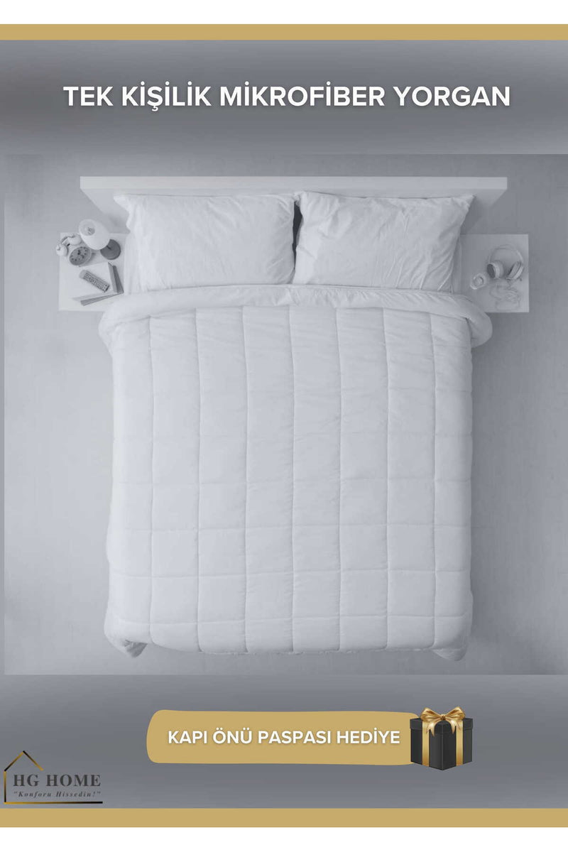 Tek Kişilik Lüx Microfiber Yorgan