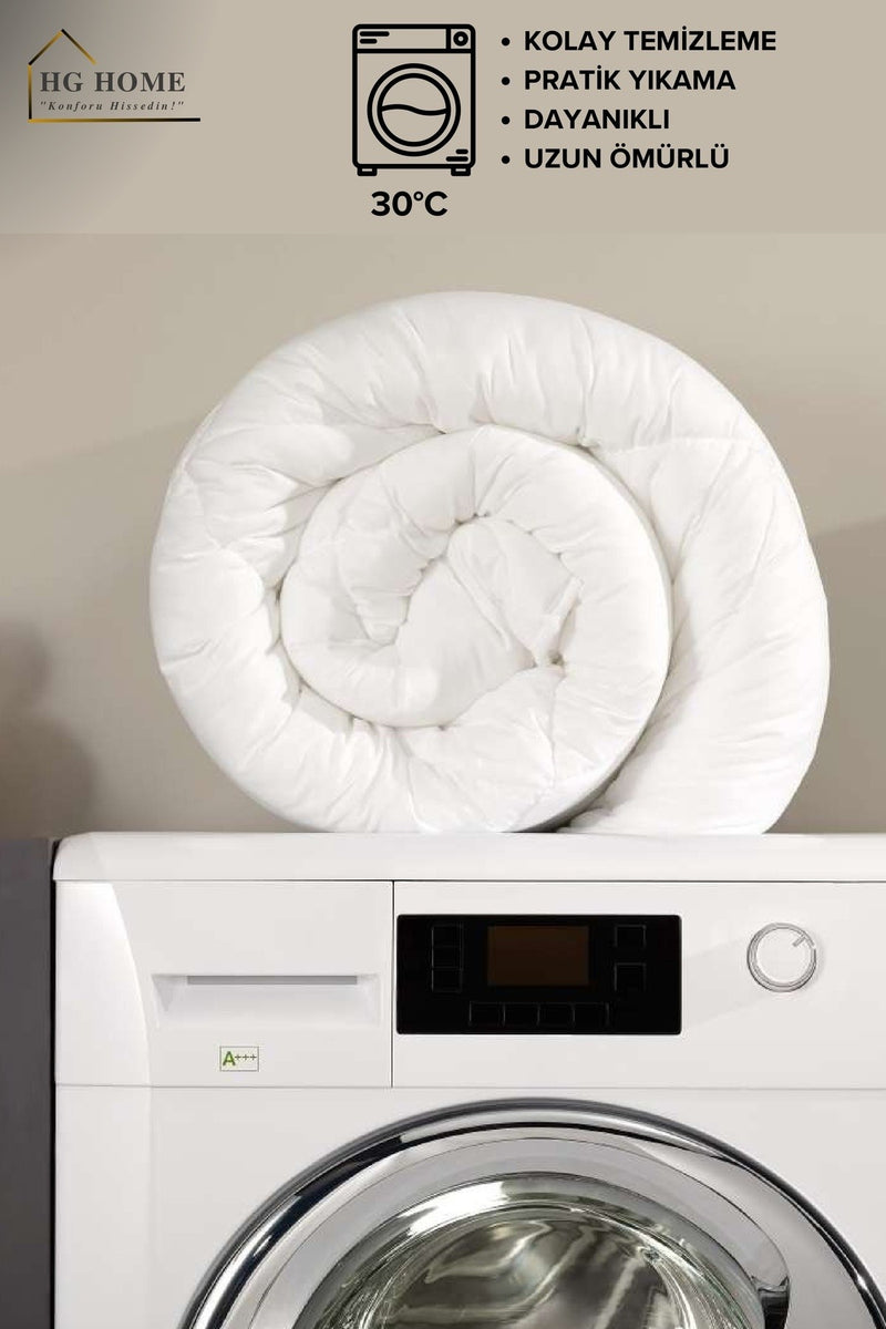 Tek Kişilik Pamuklu Microfiber Yorgan