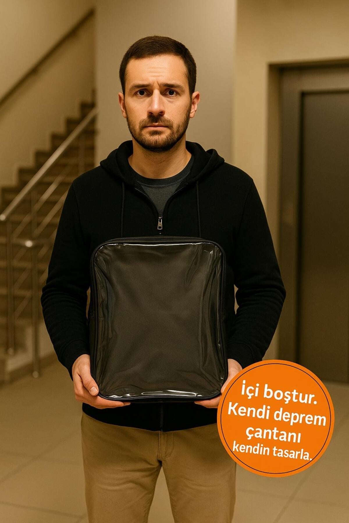 (İÇİ BOŞ) Acil Durum Deprem Çantası Çok Amaçlı Çanta