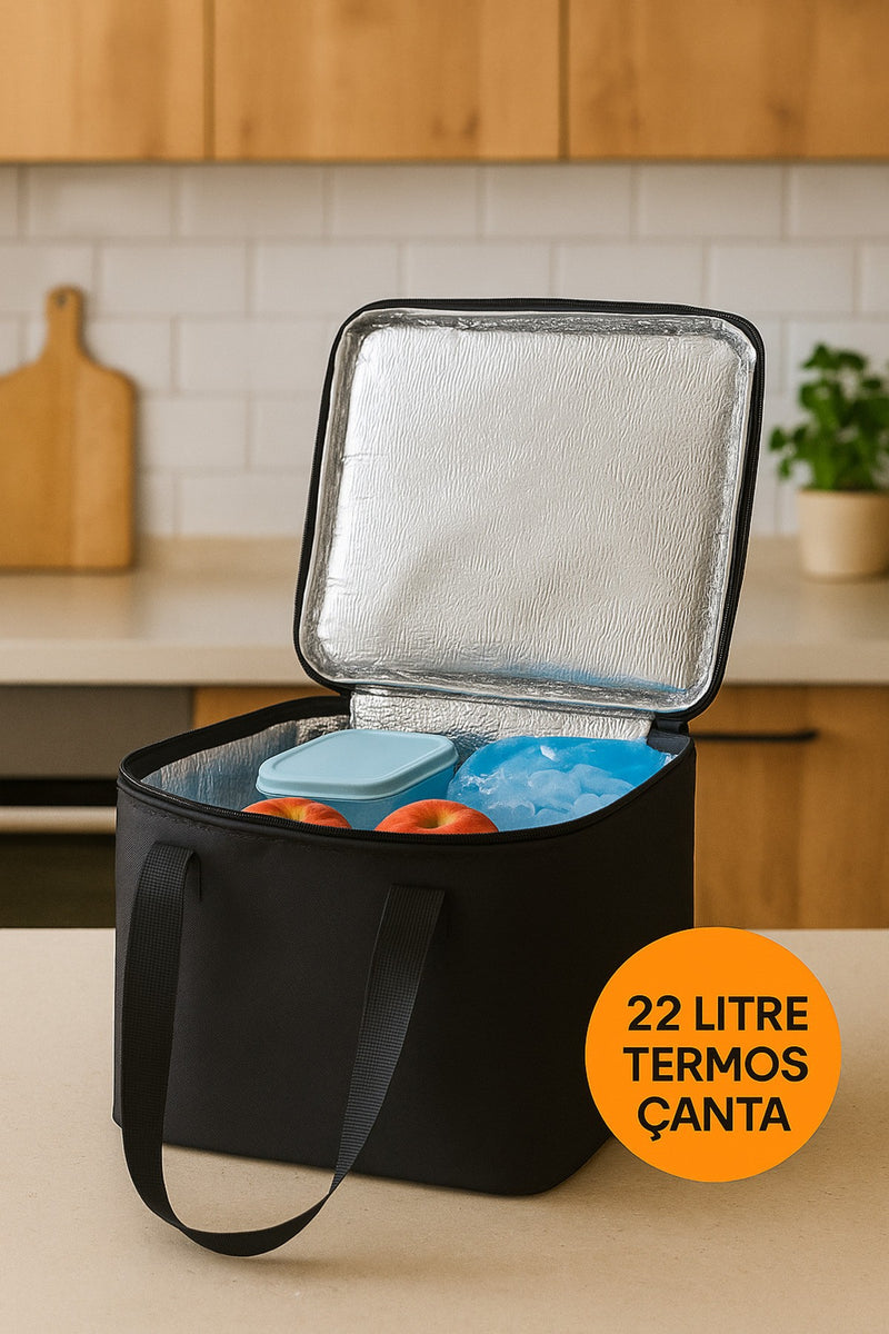 22 Litre Termos Çanta | Yalıtımlı Plaj, Piknik, Kamp ve Günlük Kullanıma Uygun