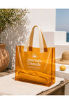 Su Geçirmez Şeffaf Plaj Çantası Büyük Boy Kadın Deniz Havuz Omuz Çantası PVC Şeffaf Çanta Beach Bag