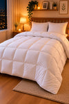 LuxeSleep Çift Kişilik Microfiber Yorgan – Sıcacık Ultra Yumuşak Kuş Tüyü Hissi